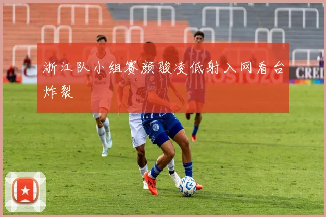 浙江队小组赛颜骏凌低射入网看台炸裂